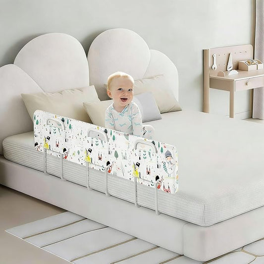 Baby Bed Rail Guard for Toddlers Kids Bed,Baby Foam Bed Rail Guard for Elderly Adults,59inch Foam Padded Side Rail，Soft Safety Guard Rail for Kids,Side Rail for Queen King Twin Full Size