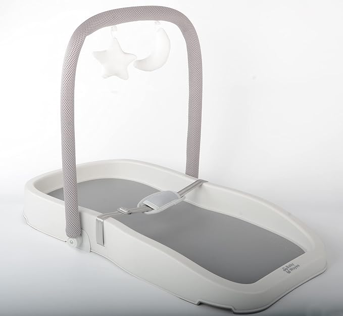 Duraking Pro 4 in 1 Baby Changing pad Washable Portable Diaper Toy bar Changing Tray Non-Slip no Stain Waterproof Changing Table (Gray)