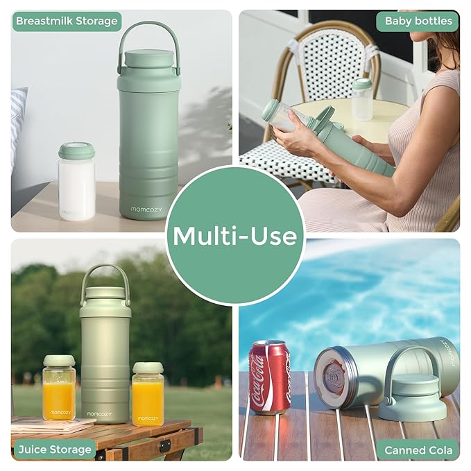 Momcozy Cooling Gel Tube, Highly Efficient 24 Hour Cold Retention, Compatible with Momcozy Breast Milk Cooler, 2PCS