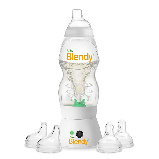 Baby Bottles - Best Infant to Toddler Milk Feeding Containers with Anti-Colic | Air Vent System - with Blender Mixer for Babies Newborns Infants Toddlers | (12+ Months) Starter Bundle