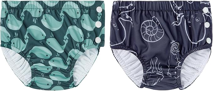 Century Star Baby Reusable Swim Diapers, Pool Swimming Diapers for Toddler Boys Girls, Washable Swimming Pants, Size 2-3, 1 Count