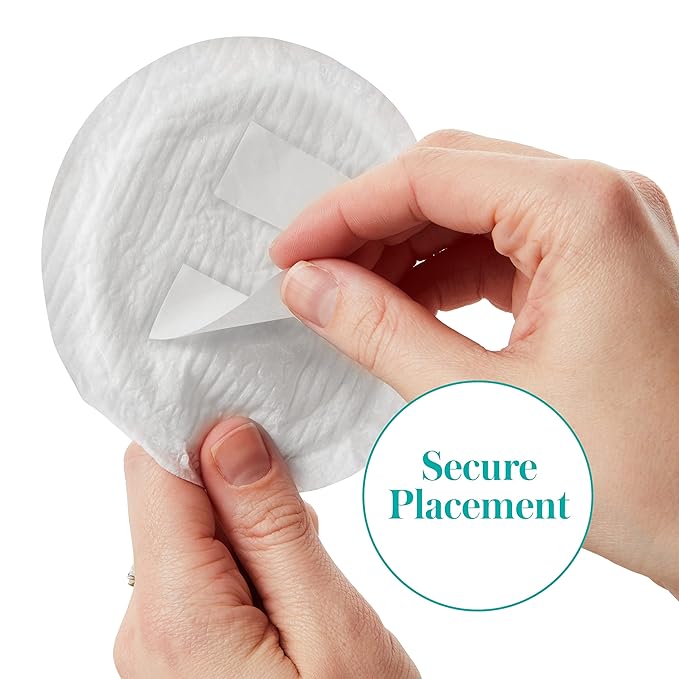 Evenflo Feeding Disposable Breast Pads for Nursing Women, Breathable and High Absorbency, White, 60 Count
