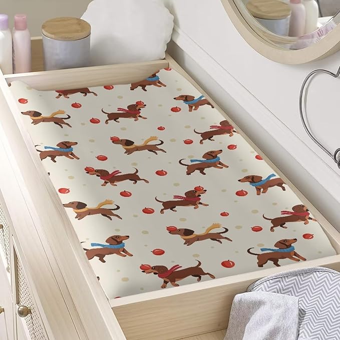 Changing Pad Covers for Boys Girls Carddle Sheet Set for Baby Boys Girls Breathable & Washable Cover