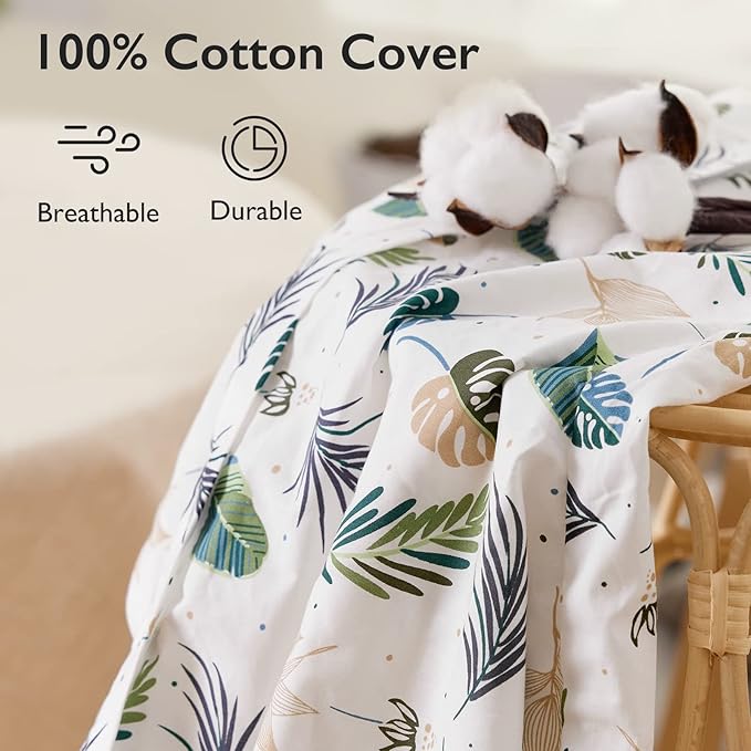 Momcozy Nursing Pillow Cover for Original Pillow- Pioneering Safety Fence - Plus Size Breastfeeding Pillow for Ergonomic Comfort & Support-Easier and Healthier Nursing, Cotton Cover Only