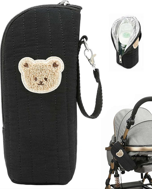 Insulated Baby Bottle Bag,Baby Bottle Carrier, Babyy Bottlle Cooler Bag,Portable Tote For Breast Milk Storage Preservation Transport Daycare Travel Portable Daycare Bottlle Bags