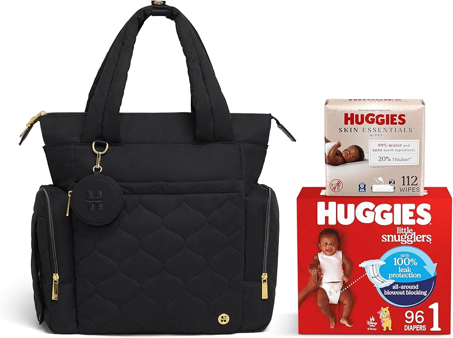 HUGGIES unisex-adult Cozy Hugpack Tote Diaper Bag