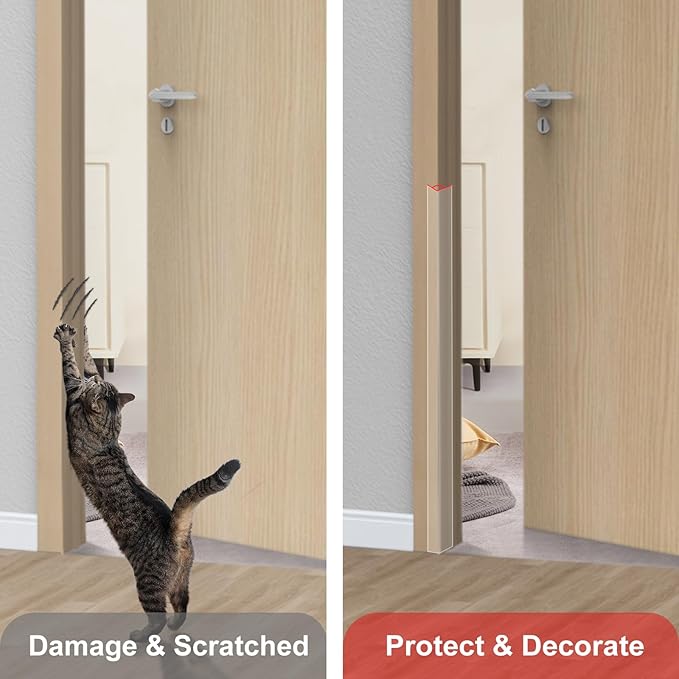 Wall Corner Protector, Clear Self-Adhesive Corner Guards, Edge Protector for Baby, Furniture, Door, Tables, Easy to Install (4cmx90cm/1.57inx35.43in)
