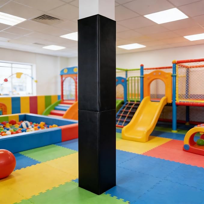 6ft Wall Corner Guards and Edge Protector Heavy Duty Protective Safety Padding Waterproof 2 Sides Corner Pad 2" Thick High-Density Protective Pads Durable Wall Corner Pads for Playroom