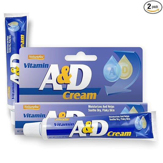 Natureplex A&D Cream 1.5 oz (2 Pack) - For Diaper Rash and Skin Irritation - Made in USA