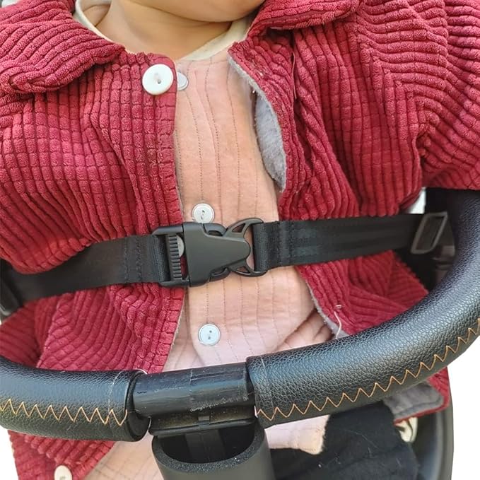 High Chair Safety Belt,Child Infant Safe Strap Baby 2 Point Safety Belt，for Pushchair,HighChair,Child Chair etc(Grey)