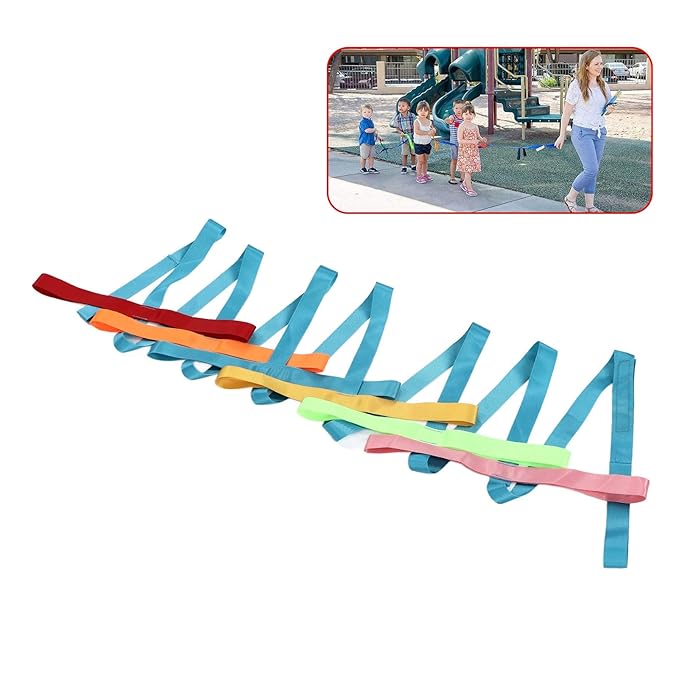 Children Safety Walking Rope, 14 People Perfect Lightweight Safety Walking Rope Comfortable for Daycare School