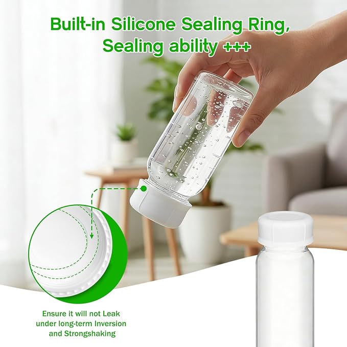 Baby Bottle Caps for Dr Brown Narrow Bottles, Travel Bottle Lids Replacement for Narrow-Neck Bottle, Tight and Leak-Proof, 6PCS, White