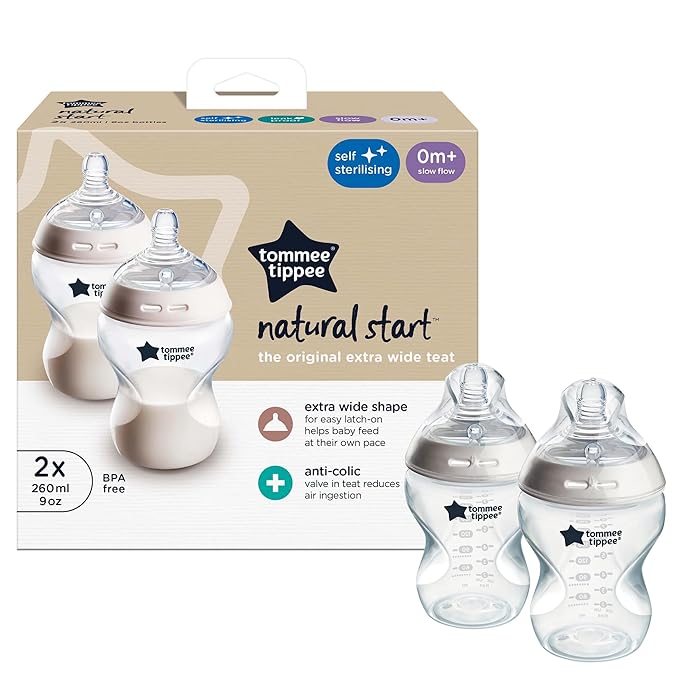 260ml Twin Pack Tommee Tippee Bottles