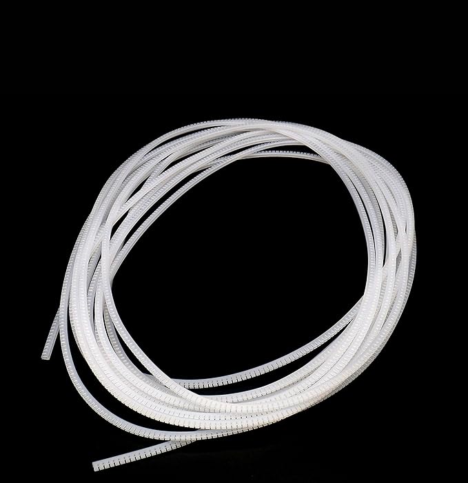 U-Shaped Flexible Sharp and Rough Edge Trim Protector, Push-in Edge Shield for Steel Panels, Wood Panels, Glass and Plastic Panels, Fits 0.03"-0.045" Thickness Edge, White 32ft