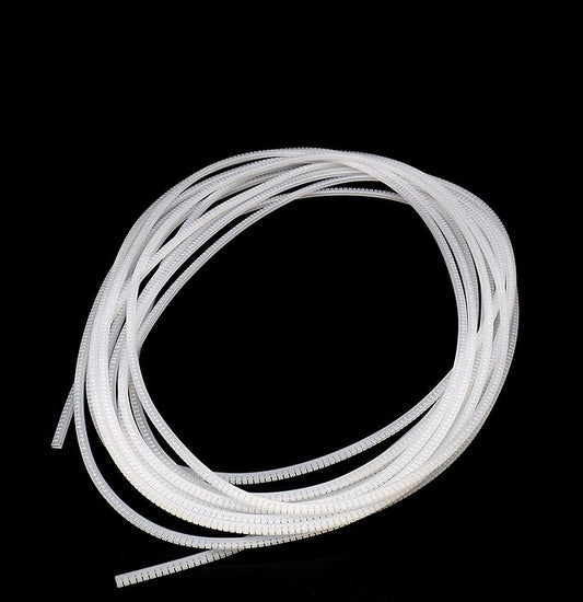 U-Shaped Flexible Sharp and Rough Edge Trim Protector, Push-in Edge Shield for Steel Panels, Wood Panels, Glass and Plastic Panels, Fits 0.03"-0.045" Thickness Edge, White 32ft