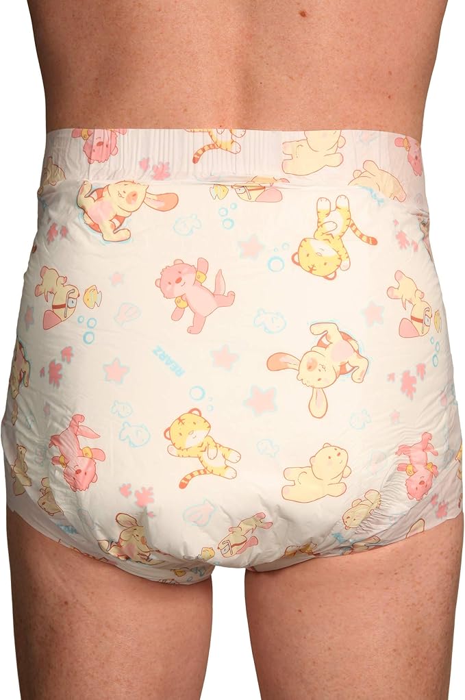 Rearz - Lil' Squirts Splash - Adult Printed Diapers (16 Pack) (X-Large)