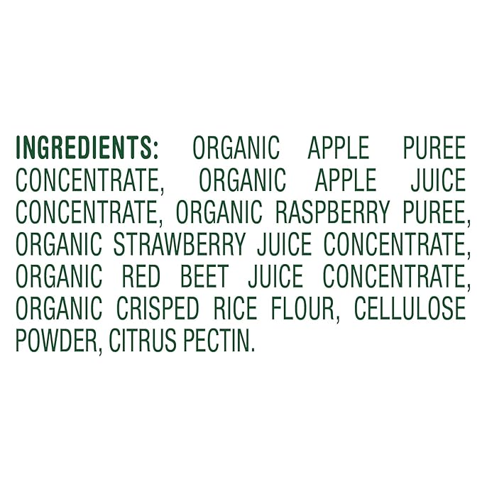 Sprout Organic Toddler Snacks, Crispy Chews, Red Berry & Beet, 3.15 oz - Pack of 10