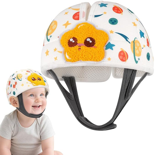 Accmor Baby Head Protector, Toddler Helmet for Crawling Walking, Cute Infant Headguard Soft Baby Helmets for Safety Cushion Anti-Collision, Lightweight Breathable Protective Caps for 6m-24m Girls Boys