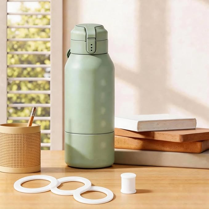 Bottle Warmer Replacement Parts for Momcozy, 3 Seal Rings 1 Stopper BPA-Free Silicone Bottle Warmer Accessories Compatible with Momcozy 17oz/500ml Portable Bottle Warmer