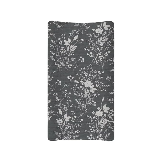 Floral Diaper Changing Pad Cover Vintage Pastoral Style Changing Table Pad Cover Toddler Changing Table Sheets Mat Changing Pad for Baby Newborn Infant