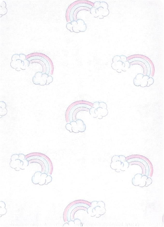 Hudson Baby Unisex Baby Flannel Burp Cloth 12pk, Dreamy Unicorn, One Size