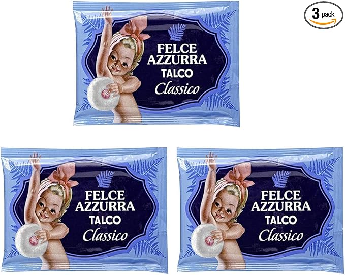 Paglieri Felce Azzurra Refill Envelope, Classic Scent 3.53 oz 100g,Pack of 3