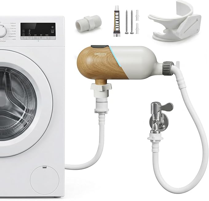 Ozone Water Disinfection Machine - Upgraded M9-Plus Series/Ozone Laundry System for Washing Machines/Safe and Effective Disinfection for Baby Items. (With wall mounting accessories)