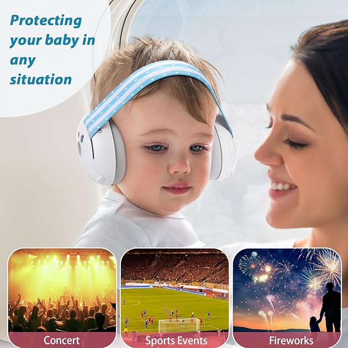 Baby Ear Protection, Noise Cancelling Headphones for Babies and Toddlers Up to 36 Months