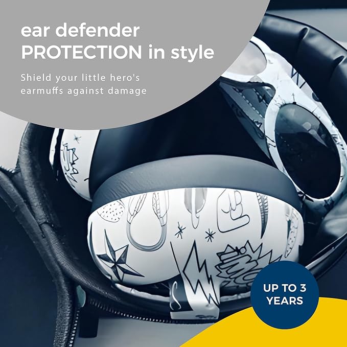 BANZ Baby Earmuffs Case – Premium Protective Hard EVA – Fits Baby Earmuffs and Bluetooth Headphones – Protects Children’s Hearing Gear – Travel Case – Lagoon
