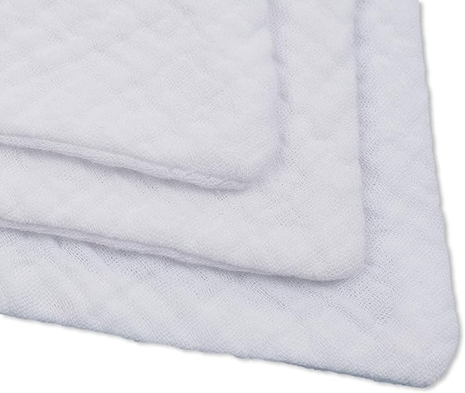 Maiwa Cotton Bandana Drool Bibs for Baby Girl Boys for Drooling and Teething for 8 Pack