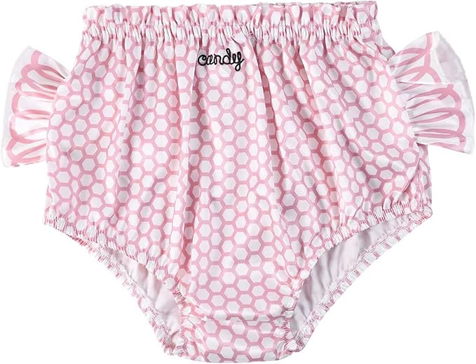 Landofgenie Diaper Cover for Adults Reusable & Washable with Elastic Waist Unisex Adult Diaper Cover Shorts - Candy