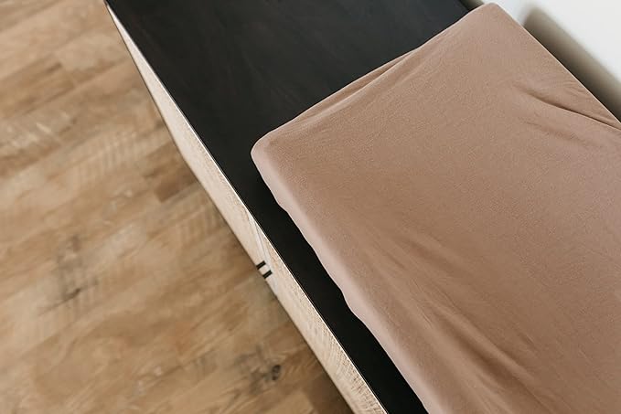 Copper Pearl Premium Knit Changing Pad Cover Soft, Stylish, and Universal Fit for All Standard Diaper Changing Pads, Trendy Design Changing Pad Covers, Gobi