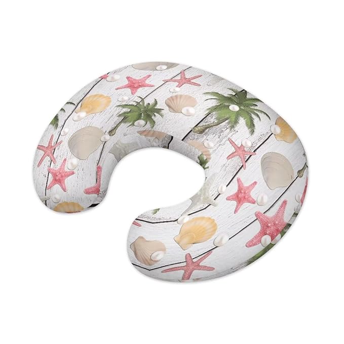 Starfish Nursing Pillow Cover for Newborn Infant, Ultra Soft and Breathable Breastfeeding Bottle Feeding Pillow Covers Stretchy Covers Fit for Most Nursing Pillows