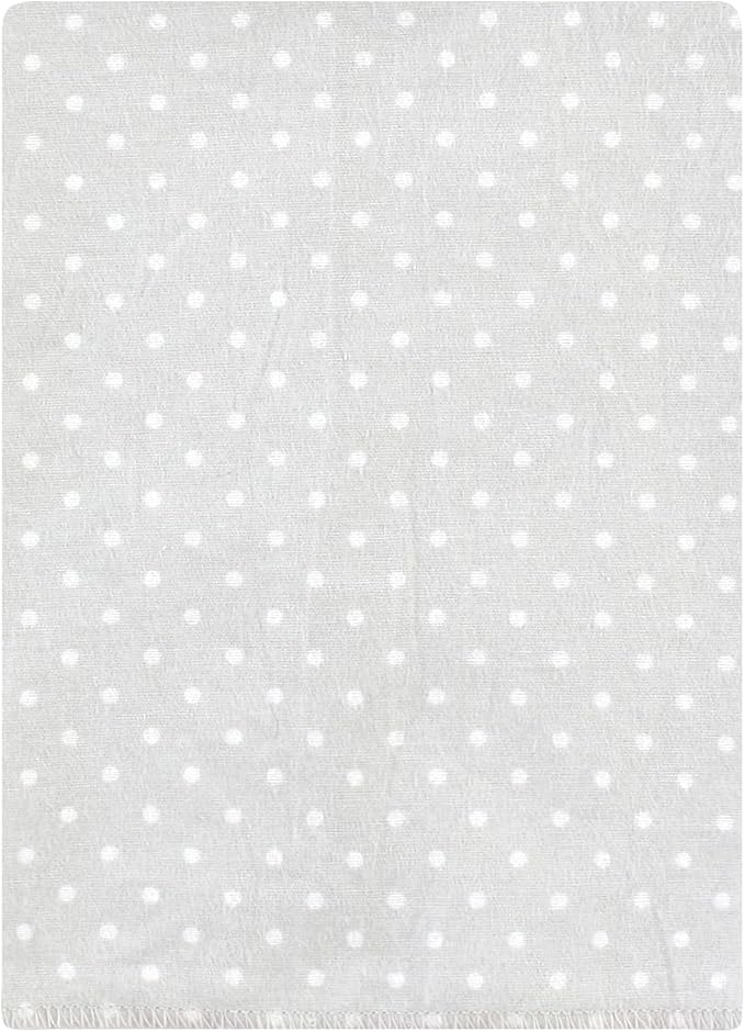 Hudson Baby Unisex Baby Cotton Flannel Burp Cloths Bundle, Lilac Elephants, One Size