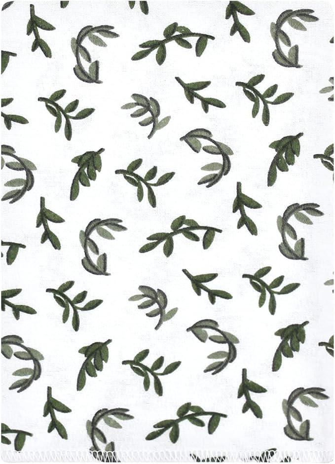 Hudson Baby Unisex Baby Cotton Flannel Burp Cloths Bundle, Woodland Faces, One Size