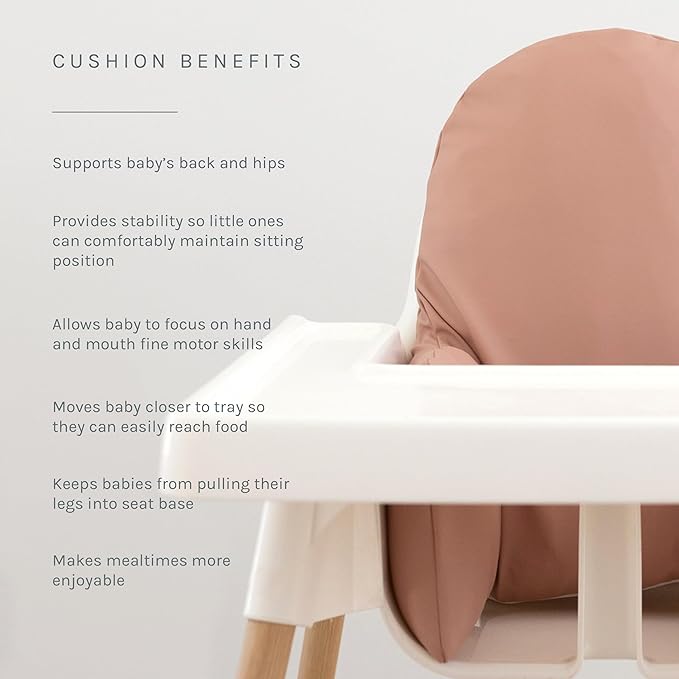 Yeah Baby Goods Inflatable High Chair Cushion Insert – Inflatable Baby Seat Insert for IKEA Highchairs & More – Easy to Use Support Cushion for Antilop High Chair