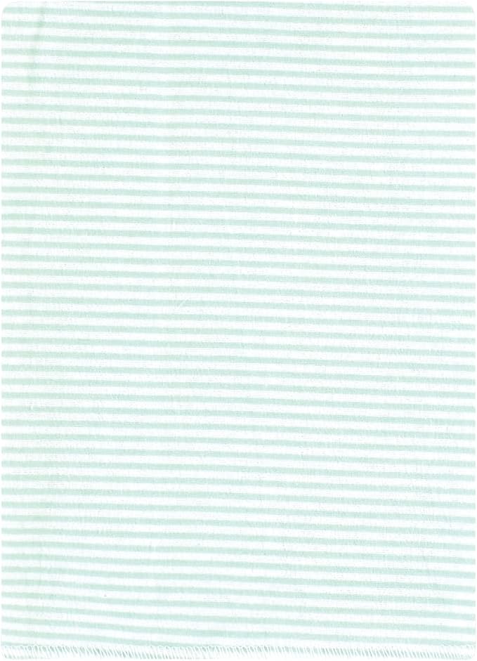 Hudson Baby Unisex Baby Cotton Flannel Burp Cloths Bundle, Eucalyptus, One Size