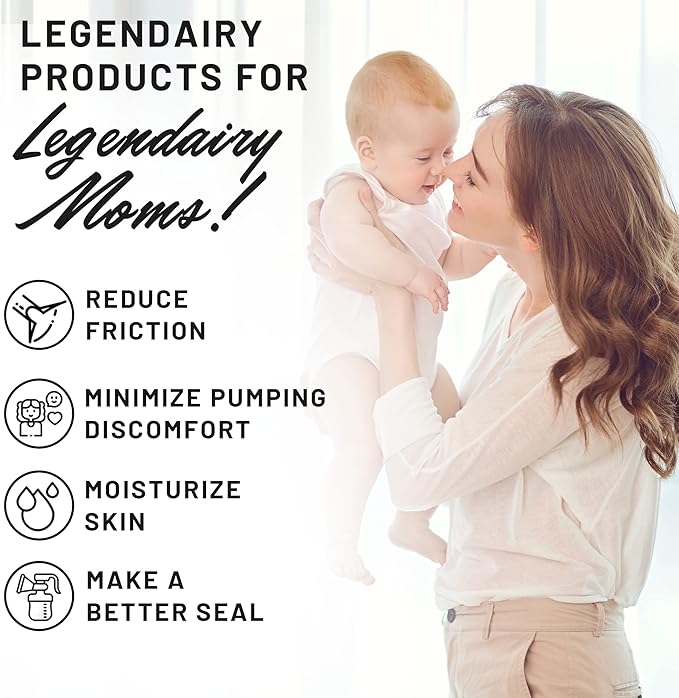 Legendairy Milk Pumping Spray 4 oz., Helps Sore Nipples & Clogged Ducts, Organic Lubricant for Breast Shields and Flanges, Vegan Breast Pump Spray, Natural & Lanolin-Free, Made in USA