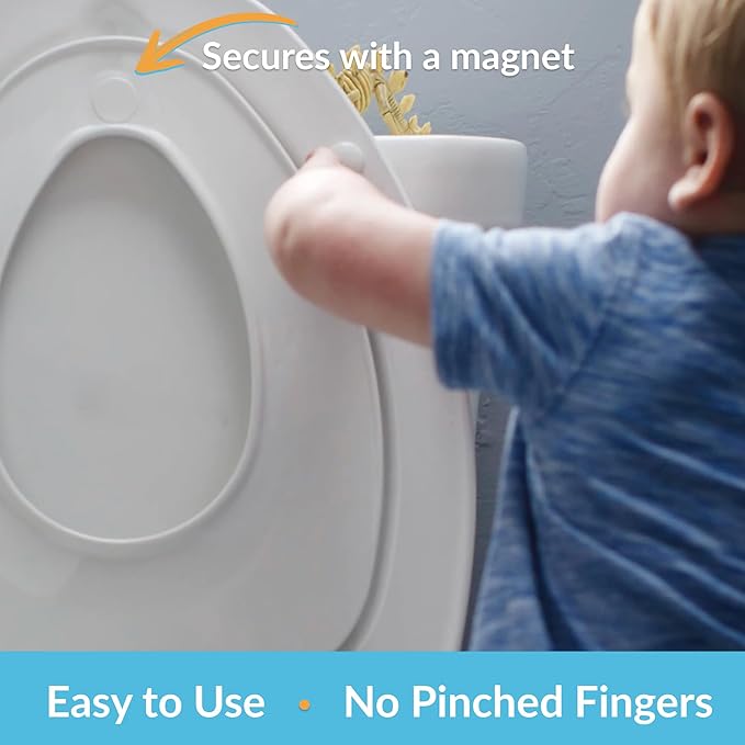 Mayfair NextStep Toilet Seat with Built-In Potty Training Seat, Slow-Close, Removable that will Never Loosen, ELONGATED, White (Pack of 2)