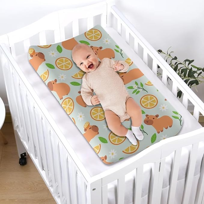 Changing Pad Covers for Boys Girls Carddle Sheet Set for Baby Boys Girls Breathable & Washable Cover