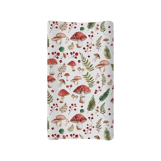Mushrooms Baby Changing Pad Cover Leaf Diaper Changing Table Covers Toddler Changing Table Sheets Baby Changing Pads Mat Newborn Infant
