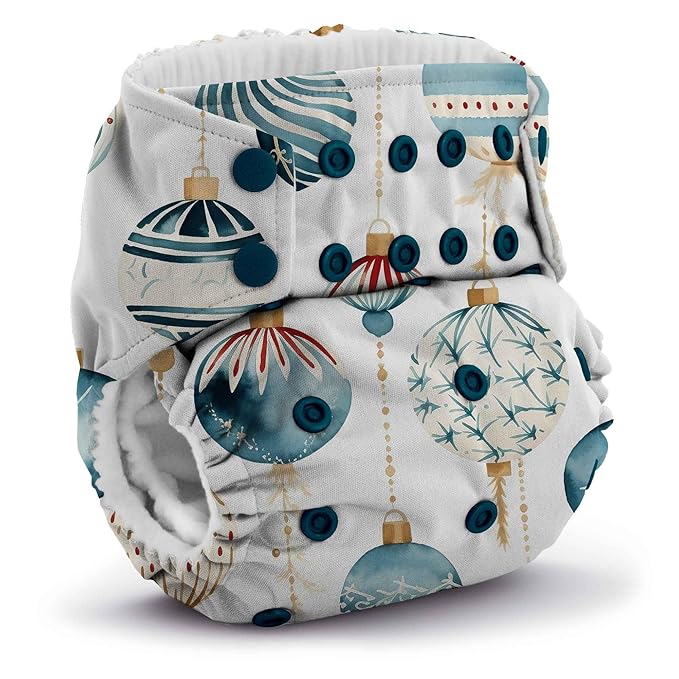 Kanga Care Rumparooz G3 Stay Dry Cloth Diaper Reusable One Size Pocket Diaper Patented Inner Double Gusset 2 pcs Microfiber Insert Soaker (6-55+ lbs) - Glaskugeln