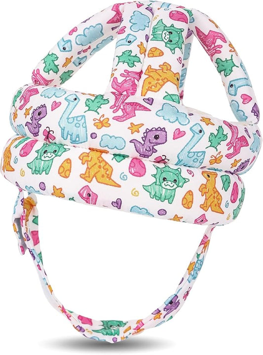 Baby Head Protector for Crawling Walking, Baby Helmet Adjustable No Bumps and Soft Cushion, Infant Safety Cap for Kid Learning to Walk