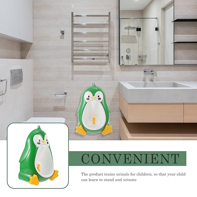 Healifty Portable Toilet Stand Up Potty Training Boys Training Urinal Urinal Toddler Pee Trainer Urinal: Cute Animal Toilet Training Urinal Potty Training Toilet