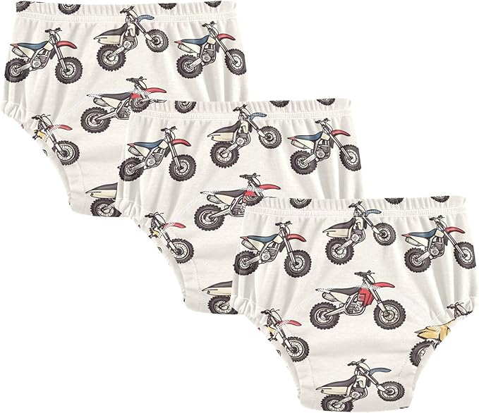 Toddler Potty Training Underwear Cotton Absorbent Soft Baby Girl Boy Potty Training Pant 2T-5T