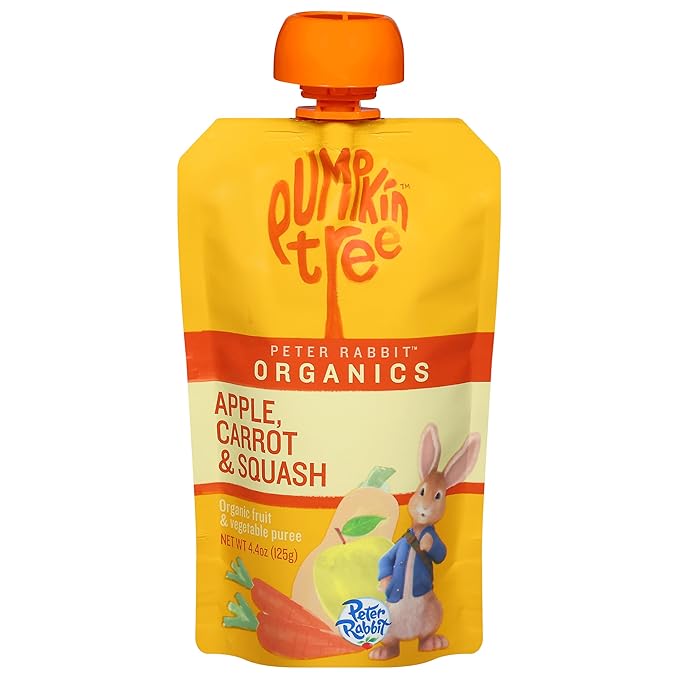 Peter Rabbit Organics Baby Carrot Squash Apple, 4.40 oz