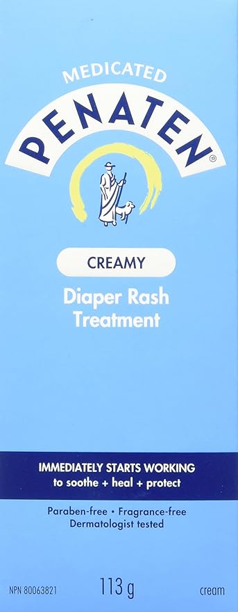 Penaten Medicated Creamy Diaper Rash Treatment, 113g