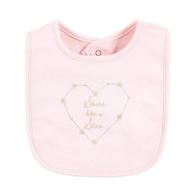 Hudson Baby Unisex Baby Cotton Bibs, Dreamer, One Size