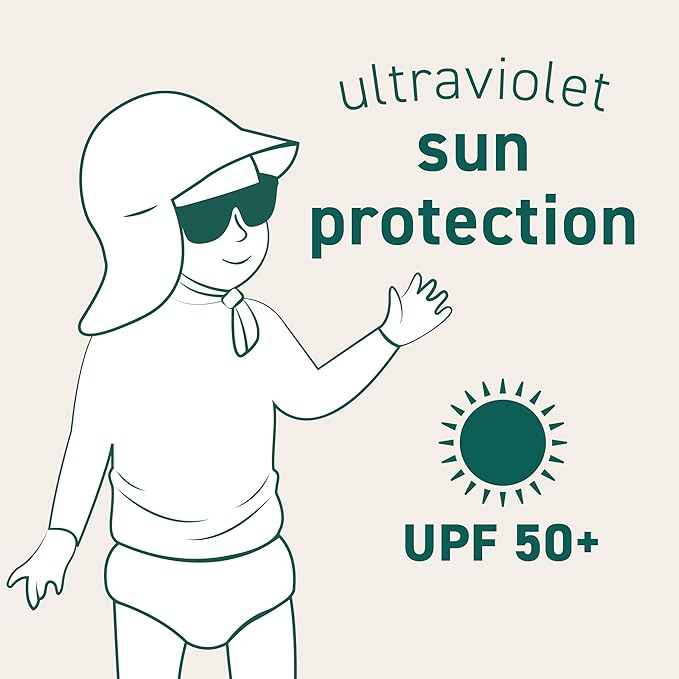 green sprouts Reusable Absorbent Baby Swim Diaper, Gray, 24 Month