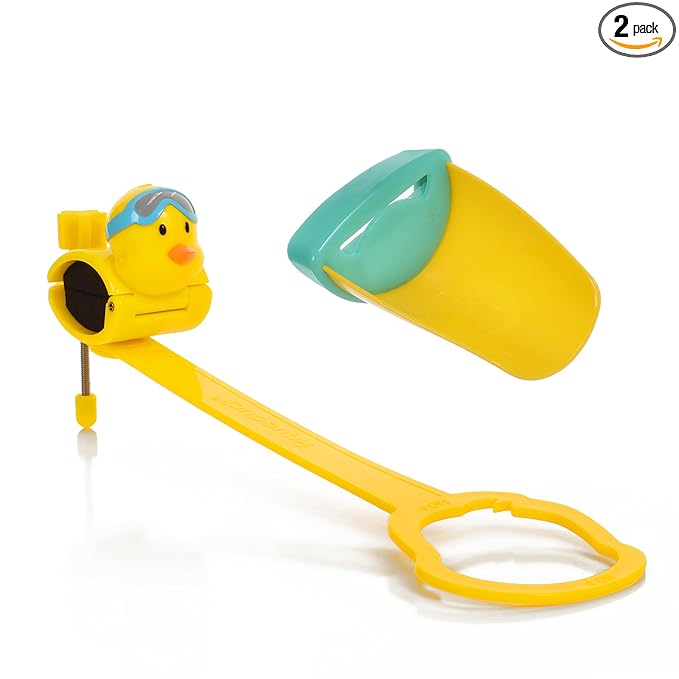 Aqueduck Faucet Handle Extender Set. Connects to Sink Handle and Faucet to Make Washing Hands Fun and Teaches Your Baby or Child Good Habits and Promote Independence to Them.